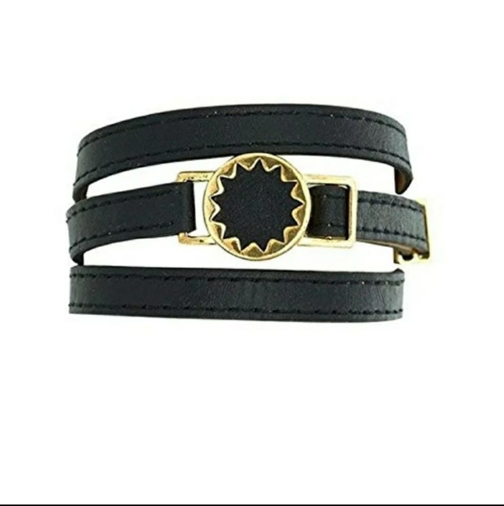 HOUSE OF HARLOW LEATHER BRACELET